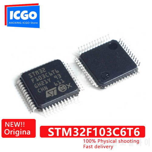 (1piece)100% original STM32F103C6T6 LQFP-48 MCU NEW