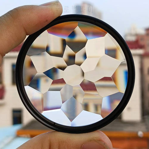 KnightX Camera Glass 49 52 58 67mm Kaleidoscope Prism Filter Photography foreground SLR accessories CPL polarizer ND filter