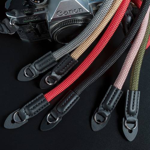 Mountaineering Nylon Rope Camera Shoulder Neck Strap Belt for Leica Canon Nikon Olympus Pentax Sony Mirrorless Digital Camera