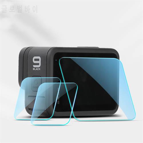 Tempered Glass Screen Protector For Gopro- Hero 9 black Sport Camera Screen Protector Film Camera Accessories