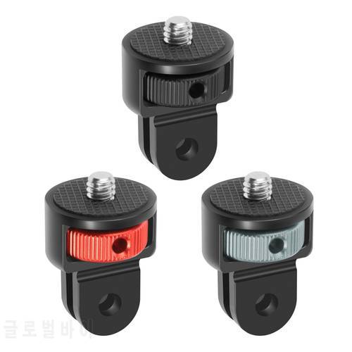 Camera Quick Release Thumb Screw Tripod 1/4 Screw Adapter Tripod Adapter for Go Pro 10 Bracket Camera Mounting Plate