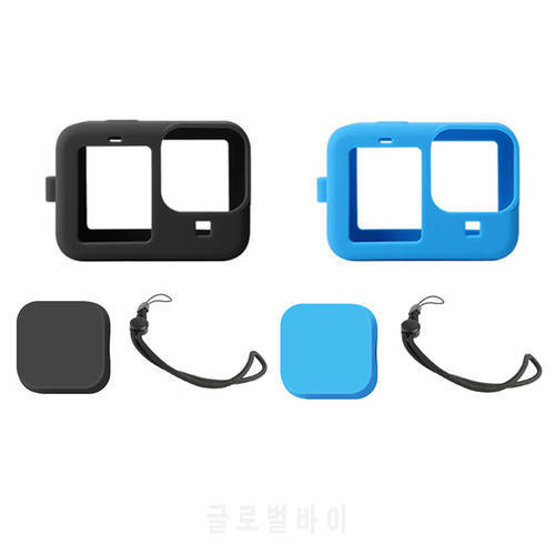 Silicone Camera Protective Cover for GoPro Hero 10 9 Sleeve Housing Frame with Lanyard Sports Camera Accessories