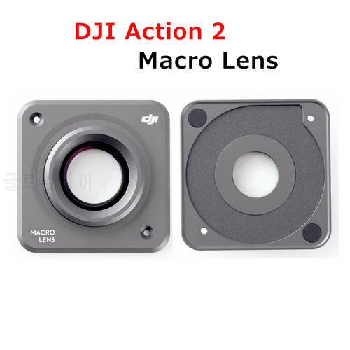 Original Sports Camera Macro Lens DJI Action 2 Optical Glass Photography Accessories