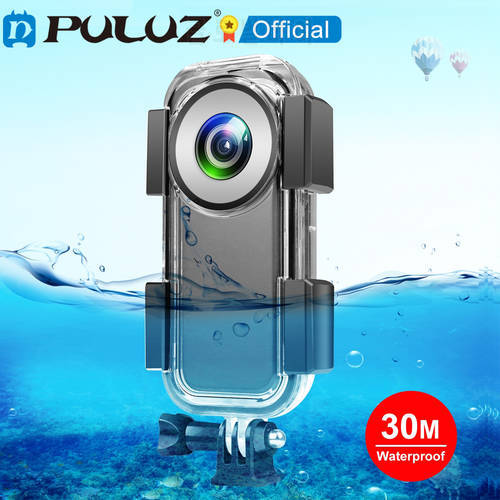 PULUZ 30m Underwater Waterproof Housing Case for Insta360 ONE X2 Sport Action Camera Diving Cover