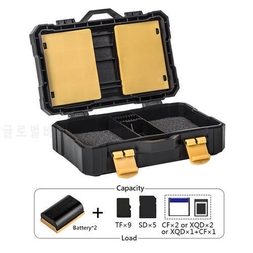 SLR Camera Battery Protection Box SD TF Memory Card Storage Box Holder For Canon LP-E6 Sony FZ100 Support Direct Sales