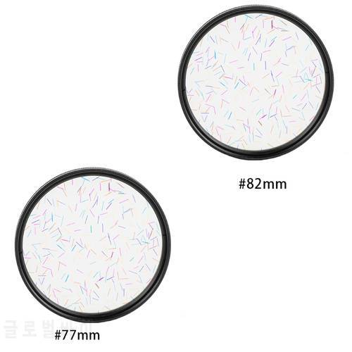 Diameter 77mm 82mm Colorful Radiant Fx Filter for Night Scenes Of Special Effects 24BB