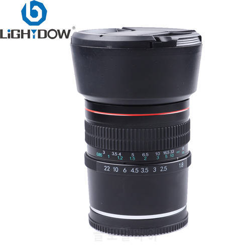 Lightdow 85mm F1.8 Medium Telephoto Portrait Full Frame E Mount Lens for Sony A9 A7R A7S A7 NEX-7 NEX-6 NEX-5 A6500 A6300 A6000