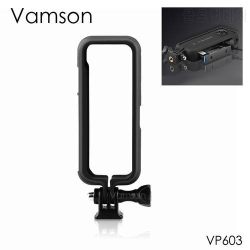 Vamson for Insta360 Action Camera Protective Frame Border Case Adapter Mount for Insta 360 One X2 Accessories VP603