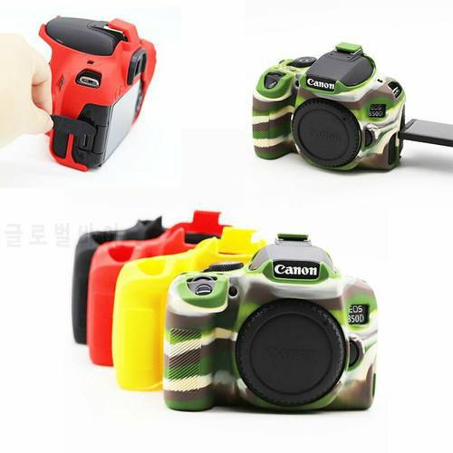 Soft Rubber Silicone Protection Camera Case Cover Camera Bag For Canon 850D T8i