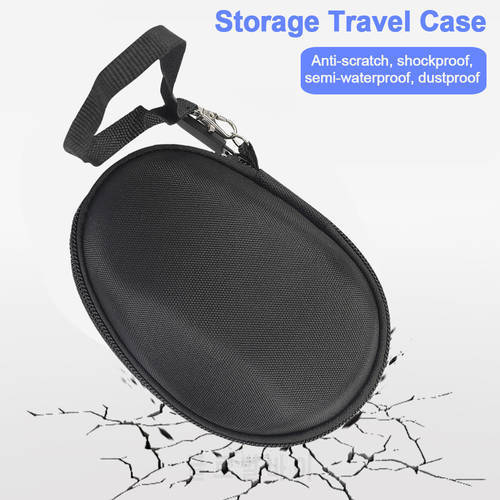 Wireless Mouse Case For MX Master 3 EVA Hard Carry Case Pouch Travel Storage Bag With Shoulder Strap Waterproof Shock-proof