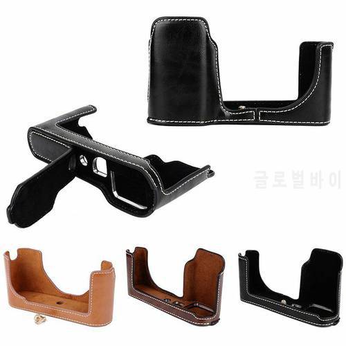 Bottom PU Half Leather Camera Protector Case Base Half Cover For Leica T / Leica M9
