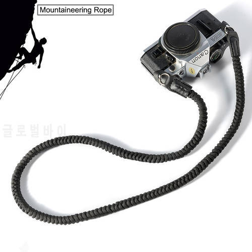 Mountainee Rope & Leather Handmade Camera Neck Shoulder Strap for Digital Camera Leica Canon Fuji Nikon Olympus Pentax Sony