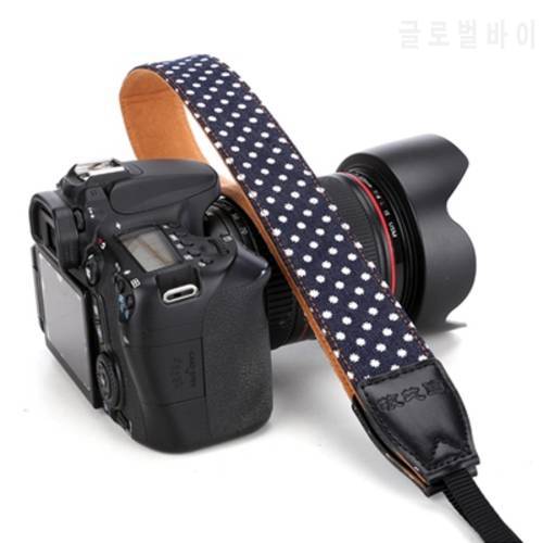cowboy Vintage Cotton Leather Camera Strap Shoulder Strap Neck Strap Belt For Sony/ Nikon SLR Cameras Strap Accessories Part