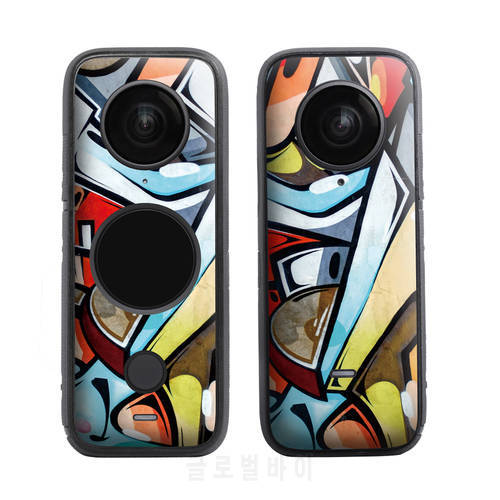 Cartoon Sticker For Insta360 ONE x2 Scratch-Resistant PVC Decal Protective Skin Film For Insta360 ONE x2 Panoramic Action Camera