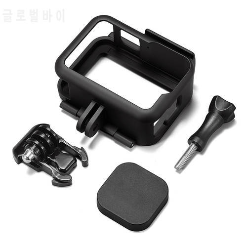 Frame Case for GoPro Hero 10 9 Sleeve Housing Frame Protective Film Lens Cap Cover Glass Screen Protector Sports Camera Accessor