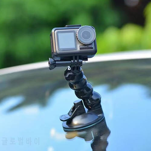 Gopro Hero Action Camera Windshield Suction tray17CM Car Suction Cup Holder Navigation 360 Live Snake Suction for Mobile Phone