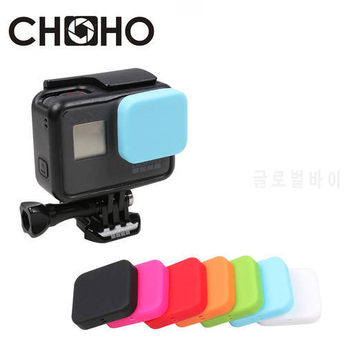 For Gopro 7 Black Accessories Protective lens cap Soft Cover Rubber Silicone silica ge Protector For Go pro Hero 5 6 7 Black