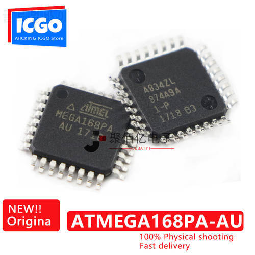 (5piece)100% original ATMEGA168PA-AU 16K AVR TQFP-32 NEW
