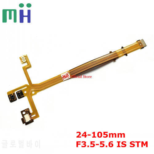 COPY EF 24-105 STM Focus Motor Flex Cable With Socket with Sensor For Canon 24-105mm F3.5-5.6 IS STM Part