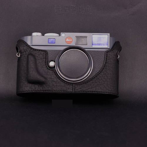 For LEICA M8 M9 M9P ME MM TYP220 Protective sleeve base shell handwork Photo Camera Genuine leather cowhide Bag Body BOX Case
