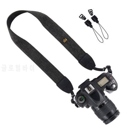 Universal Adjustable Camera Shoulder Neck Strap Multifunctional Cotton Leather Hand Strap For SonyNikon SLR Cameras Accessories