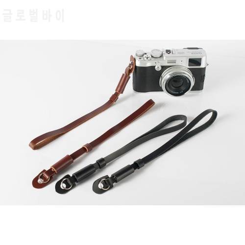 leather Camera/mirrorless hand strap/grip Lanyard For canon g11 g12 leica M9 M6 olympus ep1 e-pl1/2 p3 fuji x100