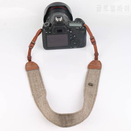 Camera Shoulder Neck Vintage Single Sling Strap Belt With Logo For Sony ILCE7 A7 A5000 A6000 NEX5 SLR Digital Camera Accessories