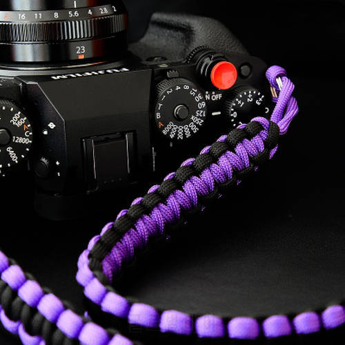 for Mirrorless Digital Leica Canon Fuji Nikon Olympus Pentax Sony DSLR hand-woven Nylon rope Camera Shoulder Neck Strap Belt