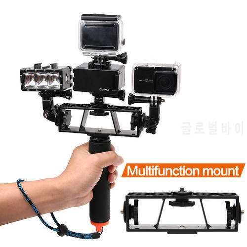 For gopro accessory multifunction mount Xiaomi Yi 4K camera joints arm of a road lamp light adapter 3-way holder stand