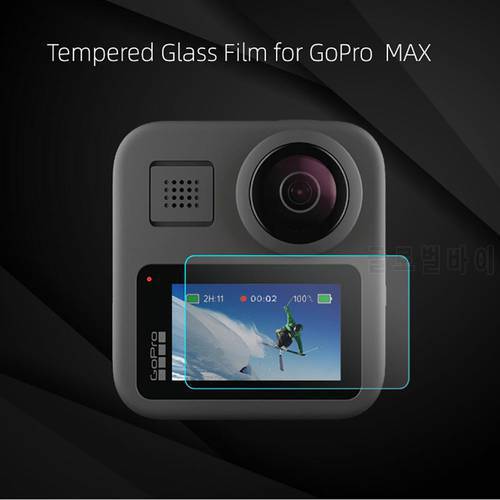 Yiwa Protective Film HD Tempered Glass Screen Protector Sports Camera Accessories for GoPro Max r30