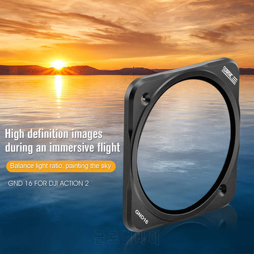 Magnetic Filter for DJI Action 2 Film Camera Lens Filters Screen Protector Set CPL GND16 Dradual Action2 Camera Accessory