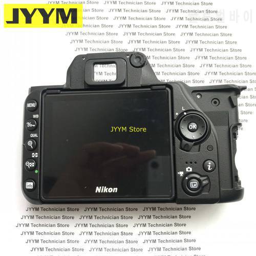 NEW For Nikon D7500 Back Cover Rear Shell Case with LCD Display Screen Window Protector Button Hinge Flex Cable Camera Parts