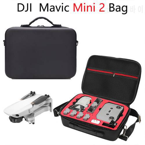 C1FB Shockproof Waterproof PU Storage Bag Travel Carrying Case Protective Box for -DJI Mini 2 Drone