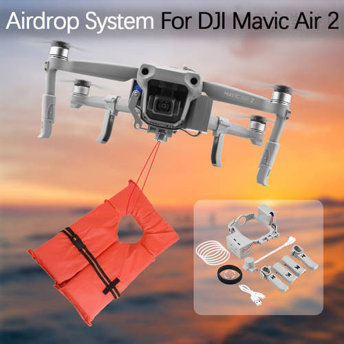 For DJI Mavic Air 2 Drone AirSystem Remotely Delivery Rescue Supplies Advertisement Bait Wedding Rings Thrower Accessories