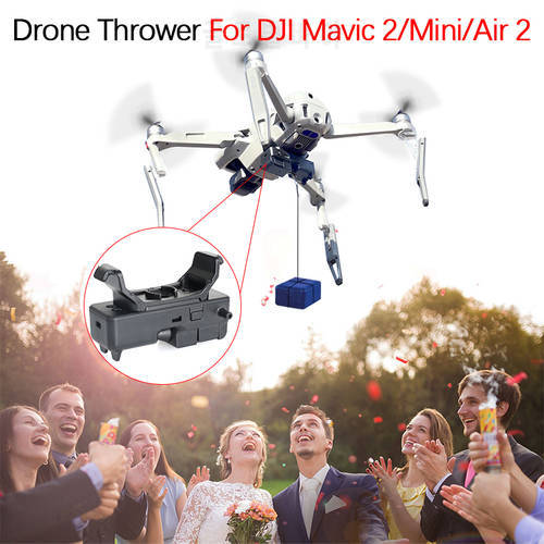For DJI Mavic 2 Pro AIR 2 MINI 2 Drone Thrower System Deliver Aid Supplies Fishing Bait Wedding Ring Gifts AirAccessories