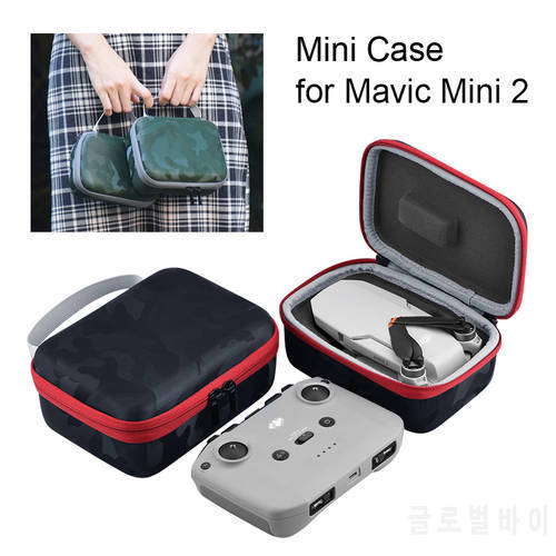 Carrying Case for DJI Mini 3 Pro/Mavic Mini 2 Drone Body Bag Remote Control Storage Box Drone Transmitter Mini Handbag