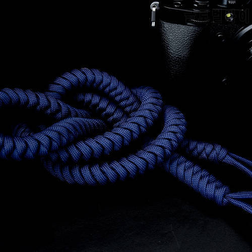 hand-woven PU Nylon rope Camera Shoulder Neck Strap Belt Mirrorless for Digital Leica Canon Fuji Nikon Olympus Pentax Sony DSLR