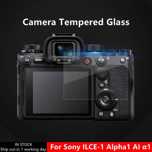 2PCS A1 Camera Glass for Sony Alpha1 Alpha1 ILCE-1 Camera 9H Hardness Tempered Glass Ultra Thin Screen Protective Film