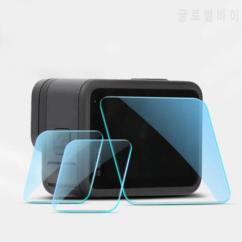 For Go pro 7 Go pro 8 Anti-scratch Tempered Glass Screen Protector Cover Hero 10/ 9 Black Camera Lens Film