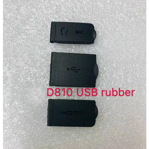 New For Nikon D810 USB MIC HDMI Rubber Door Lid Cap Camera Part