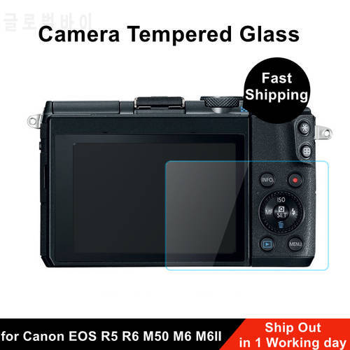 R5 R6 R5C R7 Original 9H Camera Tempered Glass LCD Screen Protector for Canon EOS R5 R6 M50 M6 M6II Camera