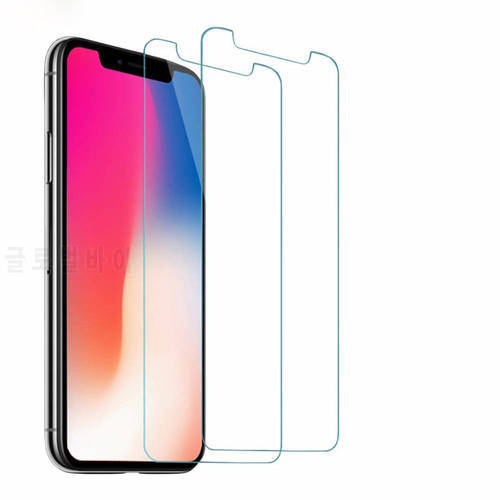 4Pcs Full Cover Protective Glass for iPhone 13 12 11 Pro Max Protective Glass for IPhone X XR XS Max 7 8 6S Plus Tempered Glass