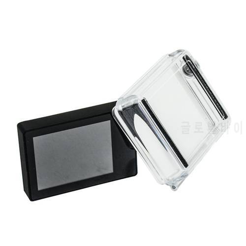 HTHL-For Gopro Bacpac Lcd Display Monitor Action Camera Bacpac Lcd Screen + Back Door Case Cover For Gopro Hero 3+4