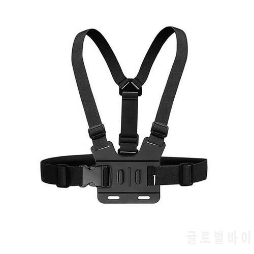 Adjustable Chest Strap Mount Elastic Action Camera Body Shoulder Belt Harness Compatible with Hero 9/8/7 for Skiing Cycling