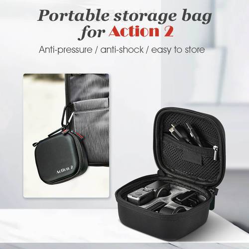 Storage Box Handbag Carrying Bag Camera Carrying Case for dji Action 2 Accessories