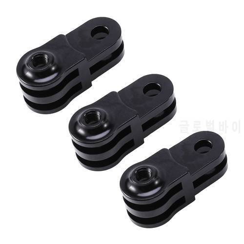 3X Black Camera Extension Activity Connecter For 3-Way Pivot Arm For Gopro Hero 2 3 3+ 4 Tripod Mount For SJ4000