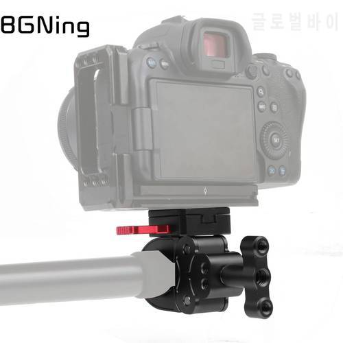 Universal Monitor Bracket w/ Ball Head Magic Arm Super Clamp Crab Claw Clip Mount Video Flash Light DSLR Action Cameras Holder
