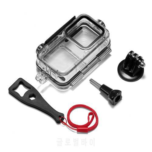 Underwater Housing Case Action Camera Dive Shell 197ft Water-proof Compatible with DJI Action 2 Sports Camera Shell