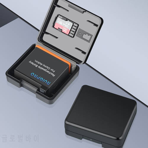 Protective Storage Battery for GoPro Hero 10 9 8 7 6 5 4 Black Camera Battery Storage Box 4.6x4x1.6cm Protable 1 Pc