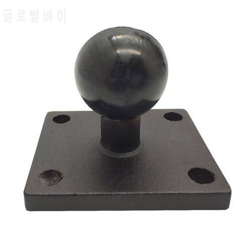 Aluminum Alloy Square Mounting Base with 1 Inch Ball Head Mount for Zumo 400/450/500/550/660 Rider GPS for Motorcycle Bicycle